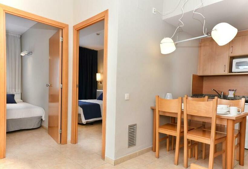 آپارتمان 2 خوابه با چشم‌انداز دریا, Aparthotel Sunclub Salou