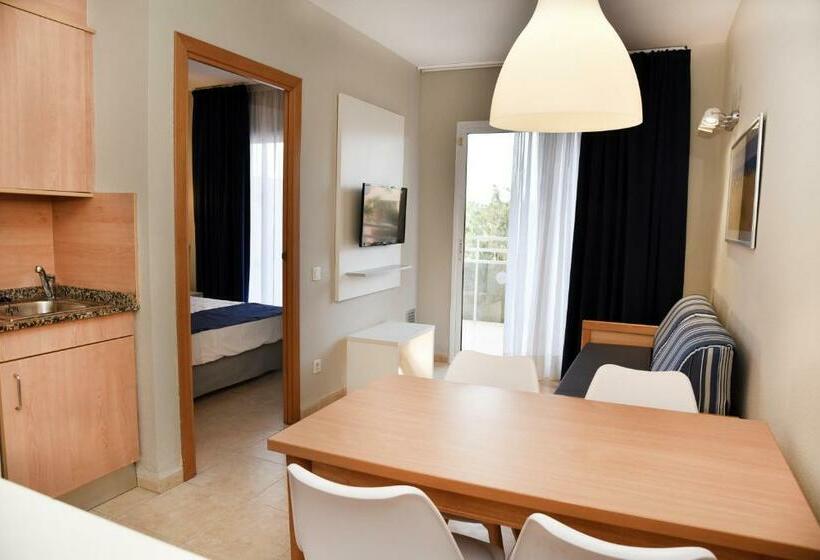 آپارتمان 1 خوابه با چشم‌انداز استخر, Aparthotel Sunclub Salou