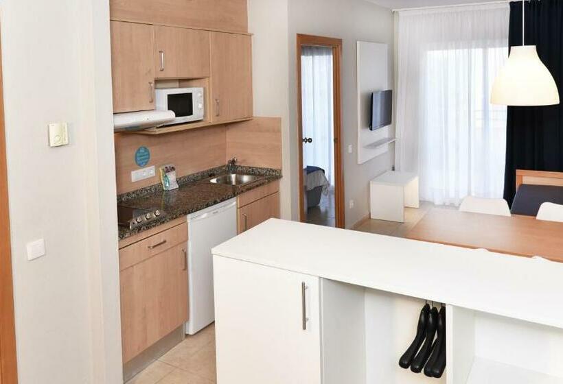 آپارتمان 1 خوابه با چشم‌انداز استخر, Aparthotel Sunclub Salou