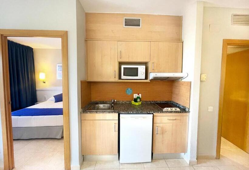آپارتمان 1 خوابه با چشم‌انداز دریا, Aparthotel Sunclub Salou