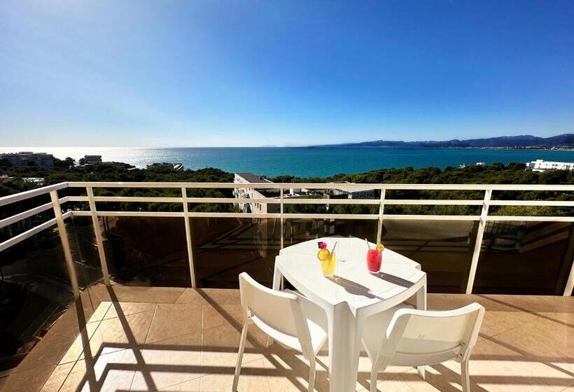 آپارتمان 2 خوابه با چشم‌انداز دریا, Aparthotel Sunclub Salou