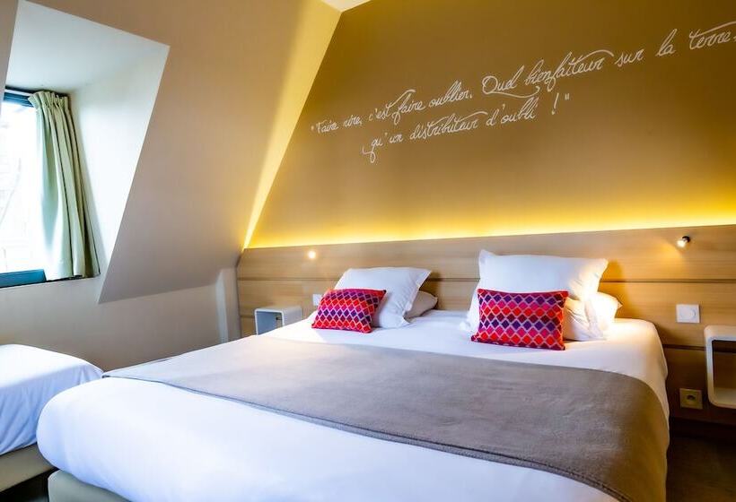 Номер Стандарт Трехместный, Hôtel Du Château Dinan   Originals Boutique