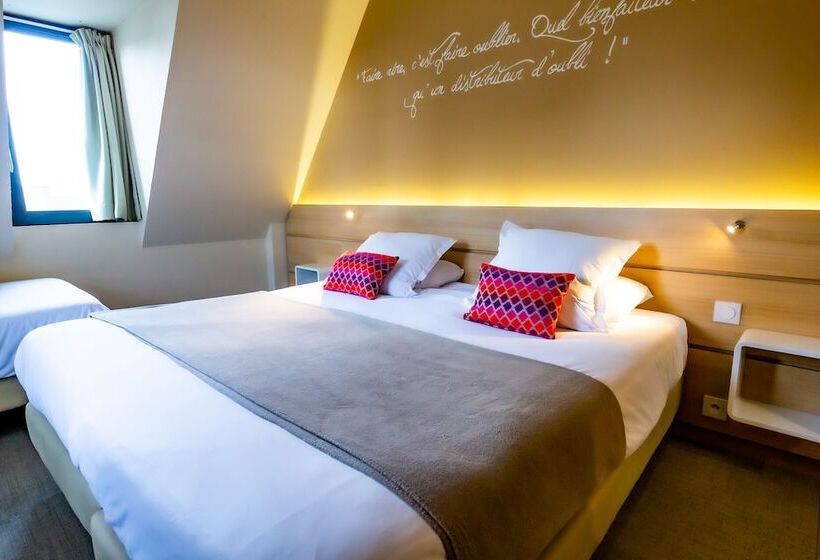 Номер Стандарт Трехместный, Hôtel Du Château Dinan   Originals Boutique