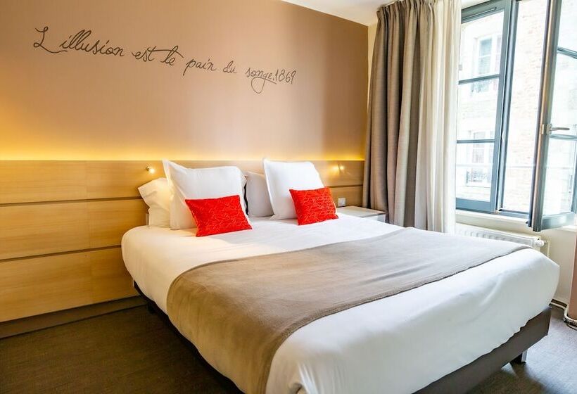 Четырехместный Номер Стандарт, Hôtel Du Château Dinan   Originals Boutique