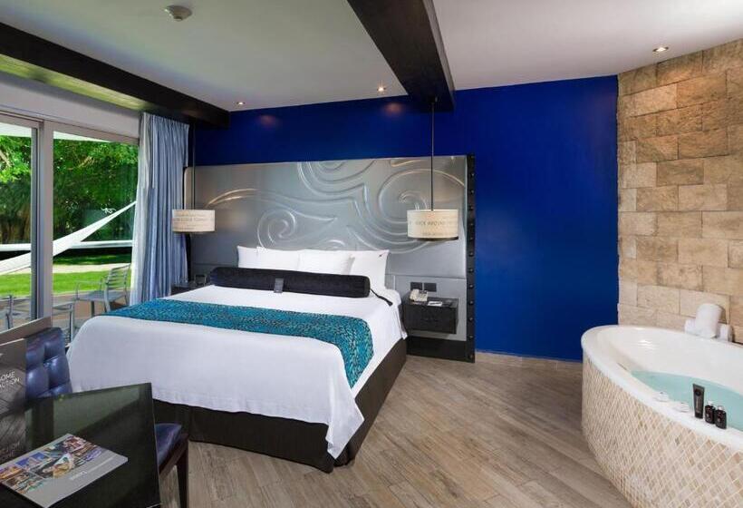 اتاق لوکس با تخت بزرگ, Hard Rock Hotel Riviera Maya   Heaven Adults Only   All Inclusive