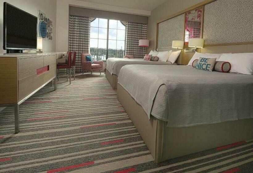 اتاق استاندارد با چشم‌انداز استخر, Universal S Hard Rock Hotel®