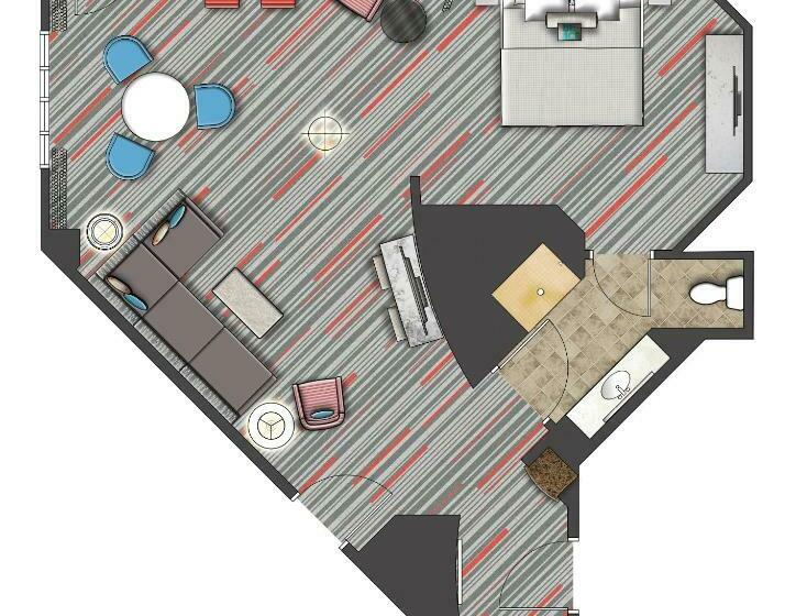 سوئیت با تخت بزرگ, Universal S Hard Rock Hotel®