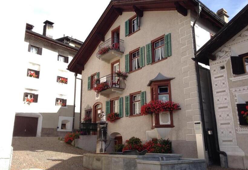 バルコニー付き１ベッドルームアパートメント, B&b Hotel & Appartements Chasa Valär