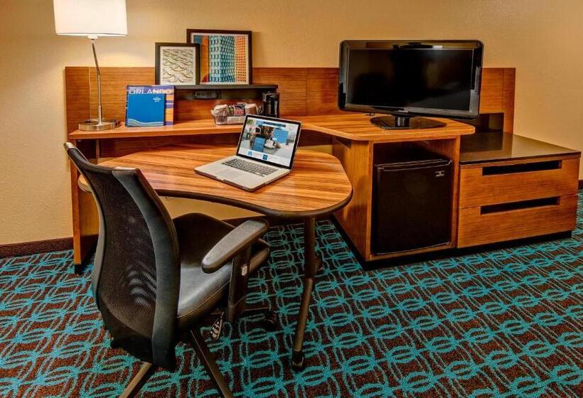 اتاق استاندارد با تخت بزرگ, Fairfield Inn And Suites By Marriott Orlando Near Universal Orlando