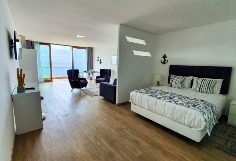 带1个卧室的带海景的公寓, Miramar Hotel Spa & Apartments