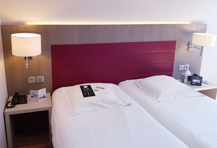 اتاق استاندارد یک نفره, Logis Hôtel Les Tuileries