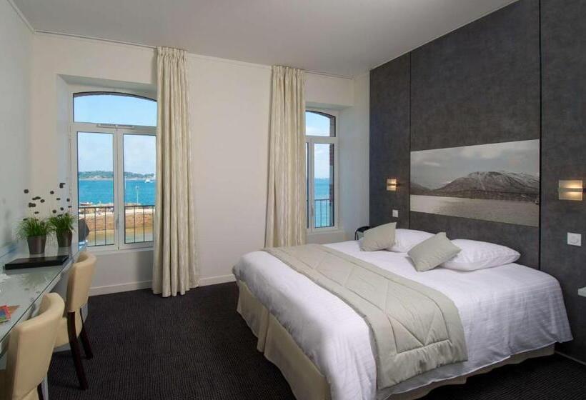 اتاق سوپریور با چشم‌انداز دریا, Best Western Plus Les Terrasses De Brehat