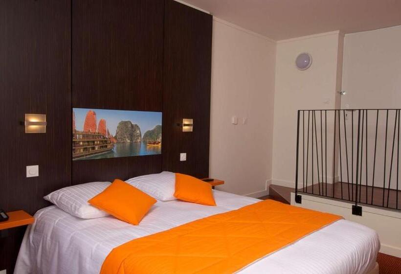 اتاق سوپریور با چشم‌انداز جانبی دریا, Best Western Plus Les Terrasses De Brehat