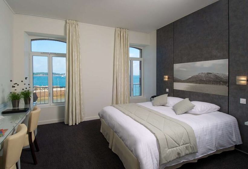 اتاق سوپریور با چشم‌انداز دریا, Best Western Plus Les Terrasses De Brehat