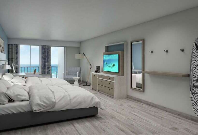 اتاق لوکس با تخت بزرگ, Rushhh Daytona Beach, Tapestry Collection By Hilton