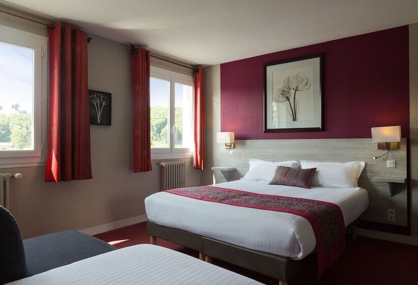 اتاق سوپریور سه تخته, The Originals Boutique, Hôtel Les Quatre Salines, Le Mont Saintmichel Sud