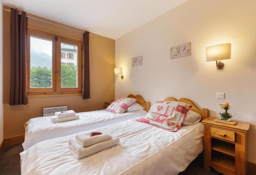 آپارتمان 2 خوابه, Residence And Spa Vallorcine Montblanc