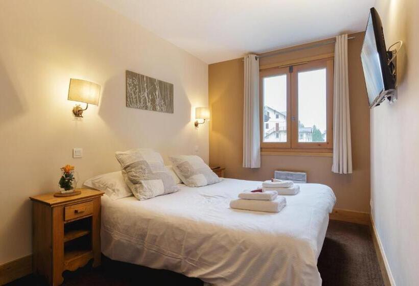 آپارتمان 2 خوابه, Residence And Spa Vallorcine Montblanc