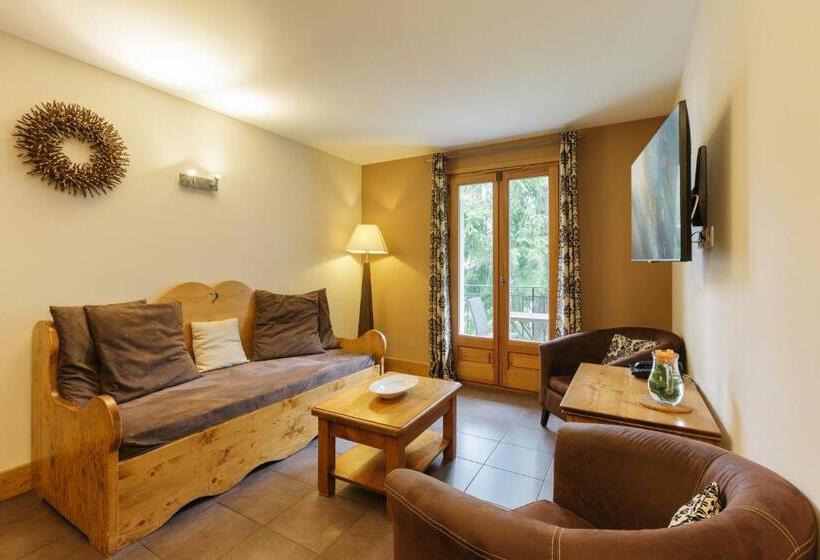 آپارتمان 2 خوابه, Residence And Spa Vallorcine Montblanc