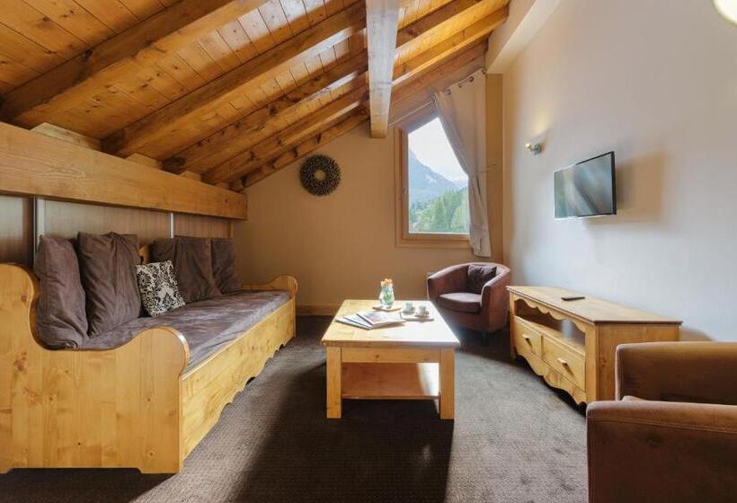 3 Bedroom Apartment, Residence And Spa Vallorcine Montblanc