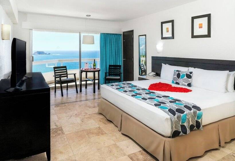 اتاق استاندارد با چشم‌انداز دریا, Krystal Ixtapa