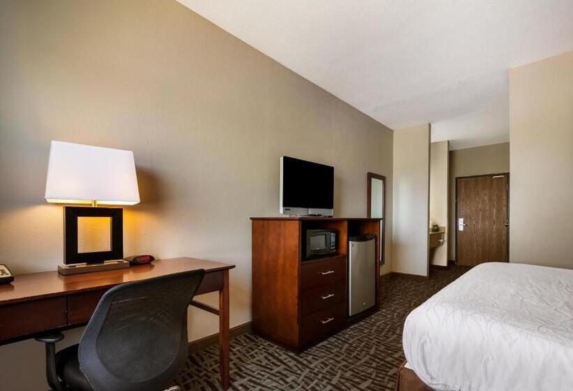 اتاق استاندارد با تخت بزرگ, Surestay Plus Hotel By Best Western Topeka