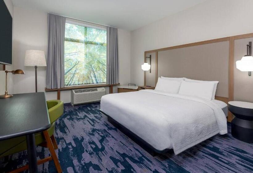 اتاق استاندارد با تخت بزرگ, Fairfield Inn & Suites Charlotte Monroe