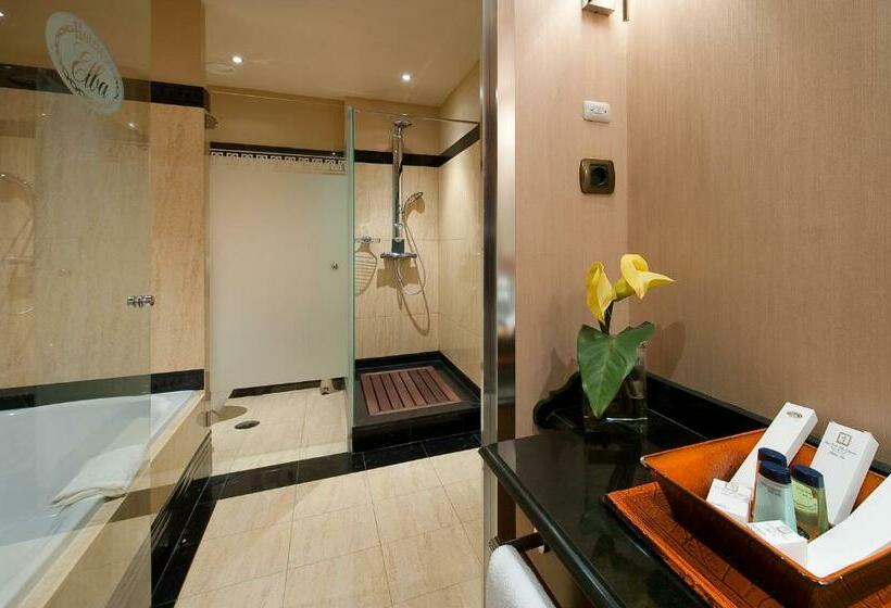 Deluxe-huone Puutarhanäkymä, Elba Estepona Gran Hotel & Thalasso Spa