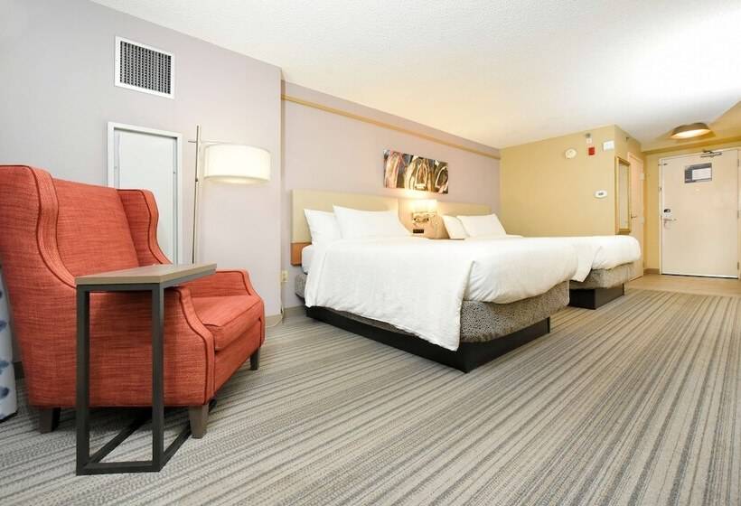 اتاق استاندارد با 2 تخت دوبل, Hilton Garden Inn Saratoga Springs