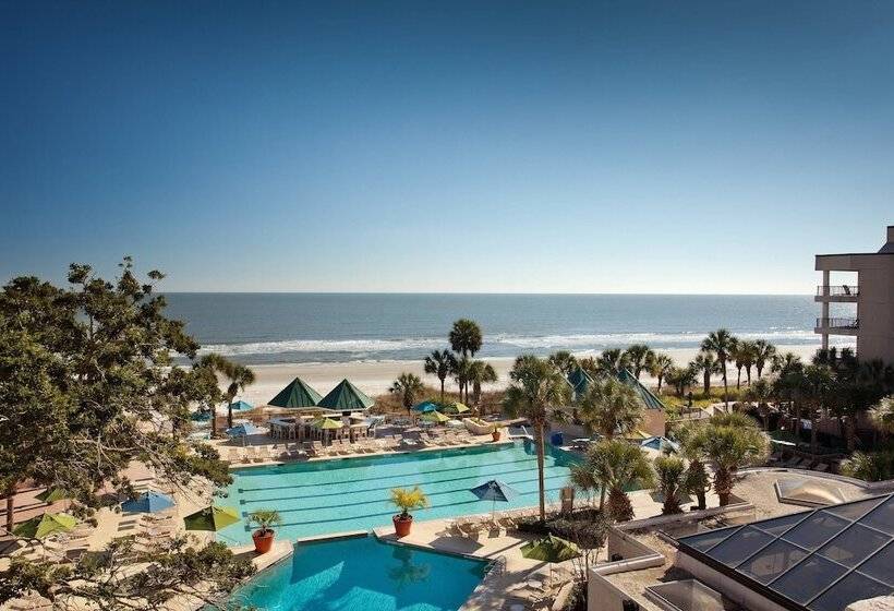 اتاق لوکس با چشم‌انداز دریا, Hilton Beachfront Resort & Spa Hilton Head Island