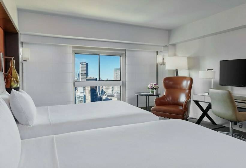 اتاق استاندارد با 2 تخت دوبل, Millennium Hilton New York One Un Plaza