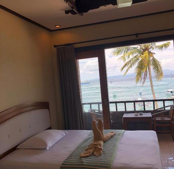 اتاق لوکس با چشم‌انداز دریا, Padangbai Beach Inn