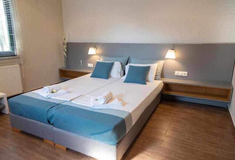 اتاق لوکس با چشم‌انداز دریا, Ampoulos Rooms & Apartments