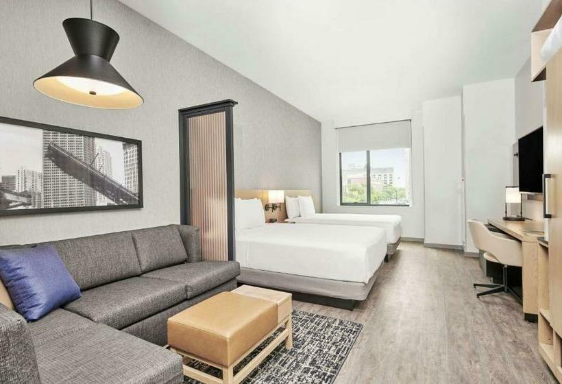 اتاق استاندارد با 2 تخت دوبل, Hyatt Place Chicago Medical/university District