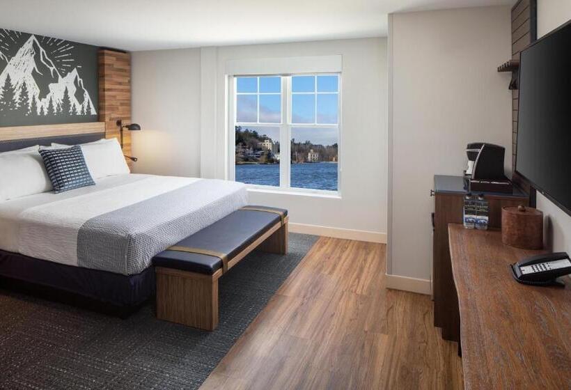 Deluxe Suite King Bed, Voco Saranac Lake Ny Waterfront, An Ihg
