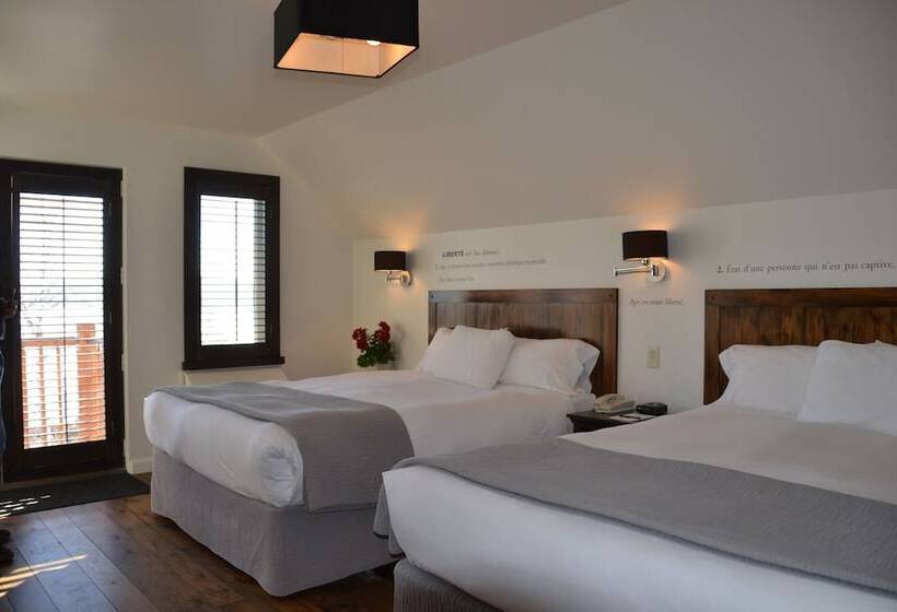 اتاق استاندارد با 2 تخت دوبل, Auberge Du Lac Taureau