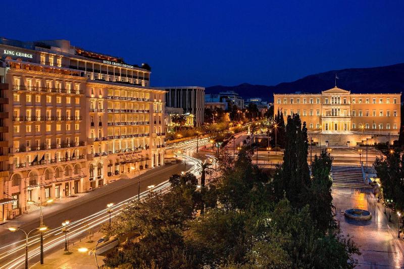 اتاق دلوکس با تخت کینگ و چشم‌انداز شهر, King George, A Luxury Collection , Athens