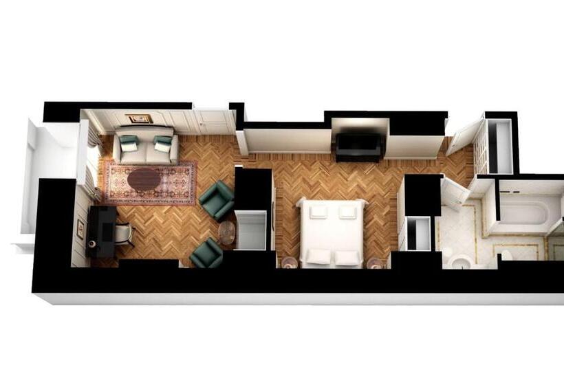 سوئیت با تخت بزرگ, King George, A Luxury Collection Hotel, Athens