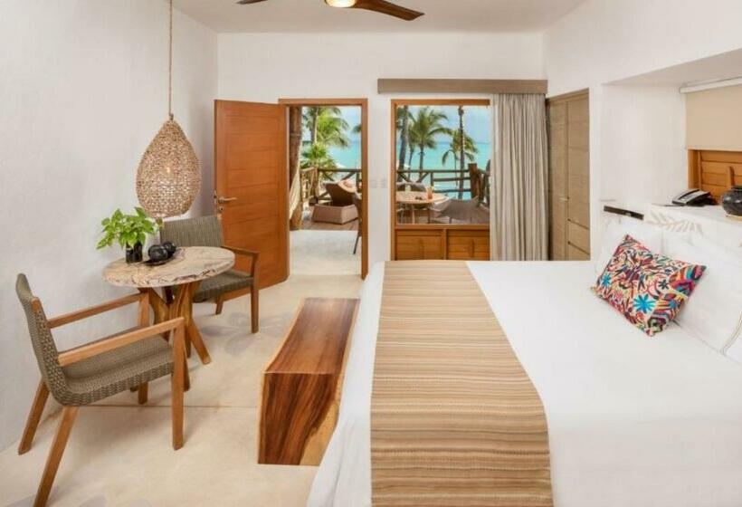 اتاق استاندارد با چشم‌انداز دریا, Mahekal Beach Front Resort & Spa