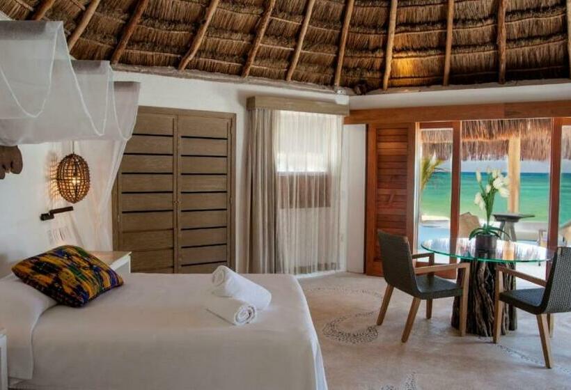 اتاق لوکس با چشم‌انداز دریا, Mahekal Beach Front Resort & Spa