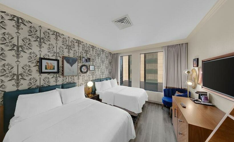 חדר סטנדרט שתי מיטות זוגיות, Indigo New Orleans French Quarter By Ihg