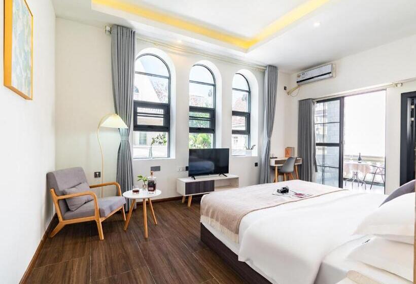 اتاق استاندارد با بالکن, Beihai Silver Beach Yintai Time Seaview Villa