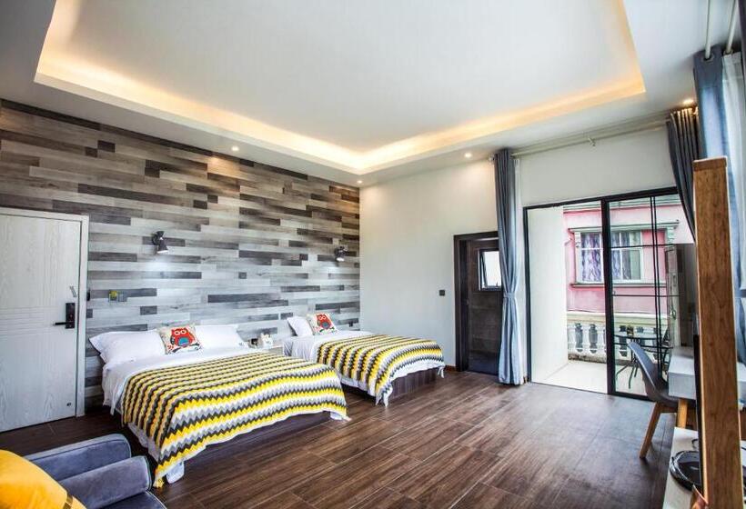 اتاق استاندارد با بالکن, Beihai Silver Beach Yintai Time Seaview Villa