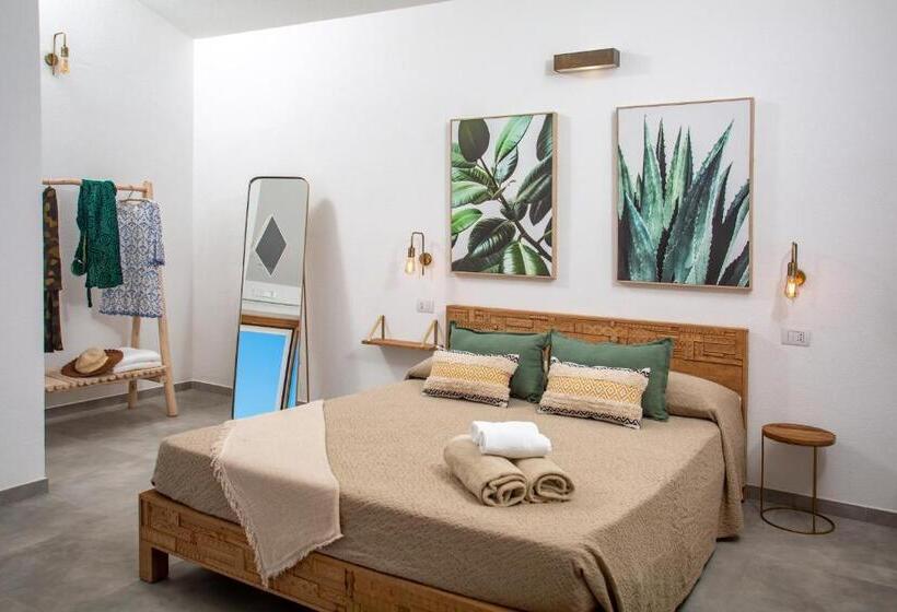 اتاق لوکس با چشم‌انداز دریا, La Casa Di Memmi Suites & Rooms