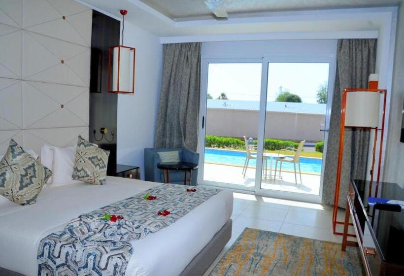 اتاق استاندارد با چشم‌انداز باغ, Pickalbatros White Beach Taghazout   Adults Friendly 16 Years Plus   All Inclusive