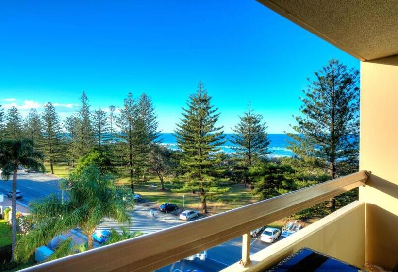 آپارتمان ممتاز سه‌خوابه رو به مناظر, Oceania On Burleigh Beach