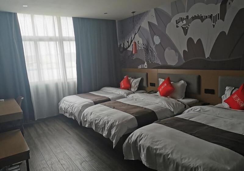 اتاق استاندارد سه نفره, Thank Inn Chain Hotel Economic And Technological Development Zone Yihe Road