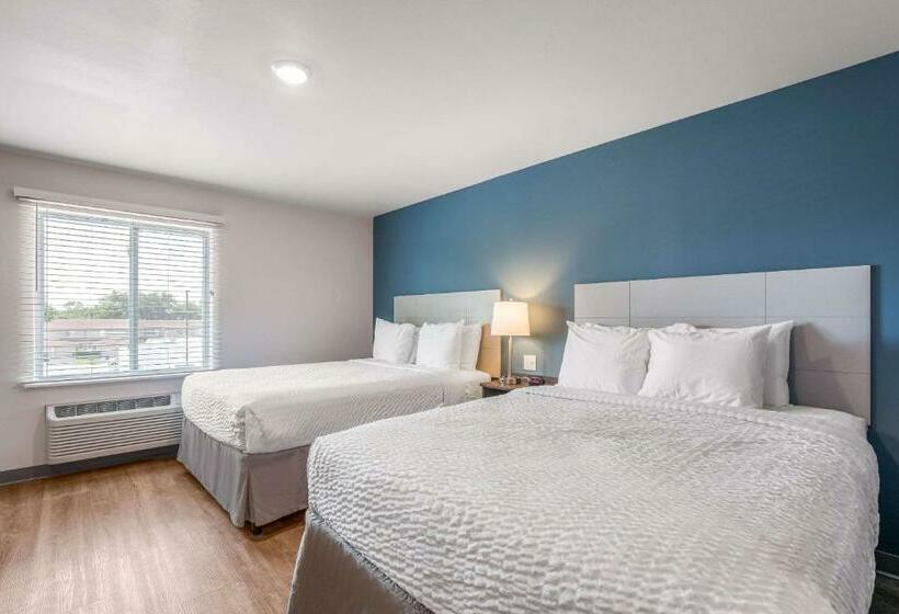 اتاق استاندارد با 2 تخت دوبل, Woodspring Suites Chicago Midway