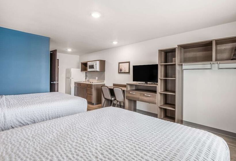 اتاق استاندارد با 2 تخت دوبل, Woodspring Suites Chicago Midway