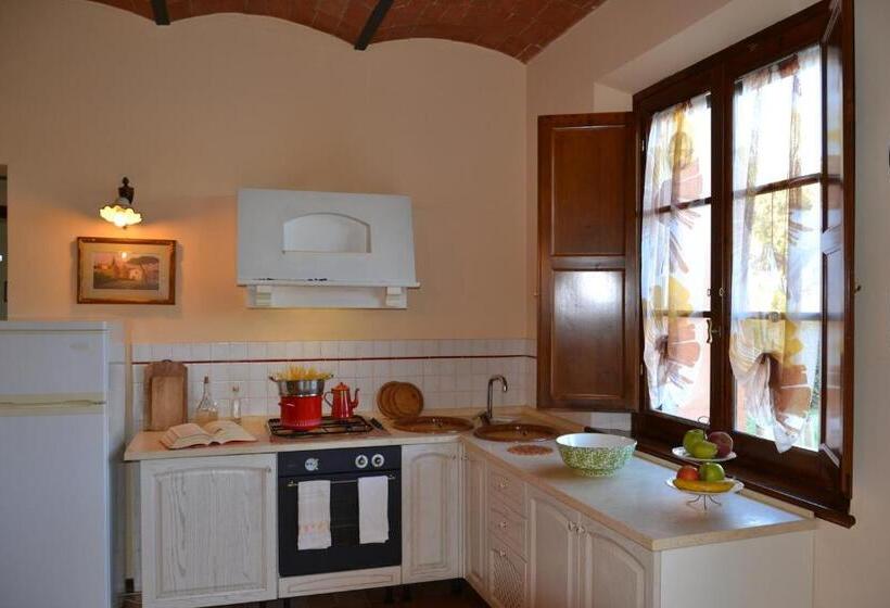 آپارتمان 1 خوابه با چشم‌انداز باغ, Agriturismo Corte In Poggio